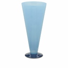 HAY Conical Vase - Large in Petrol Blue/Dark Blue 
