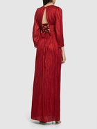 MARIA LUCIA HOHAN Pandora Silk Tulle Long Dress