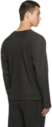 Homme Plissé Issey Miyake Color Pleats Spot Long Sleeve T-Shirt