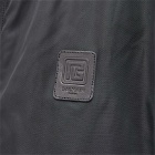 Balmain Men's Nylon Zipped Bomber Jacket in Black