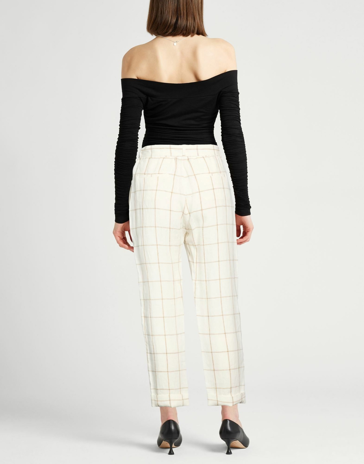 Peserico Womens Pants Ivory