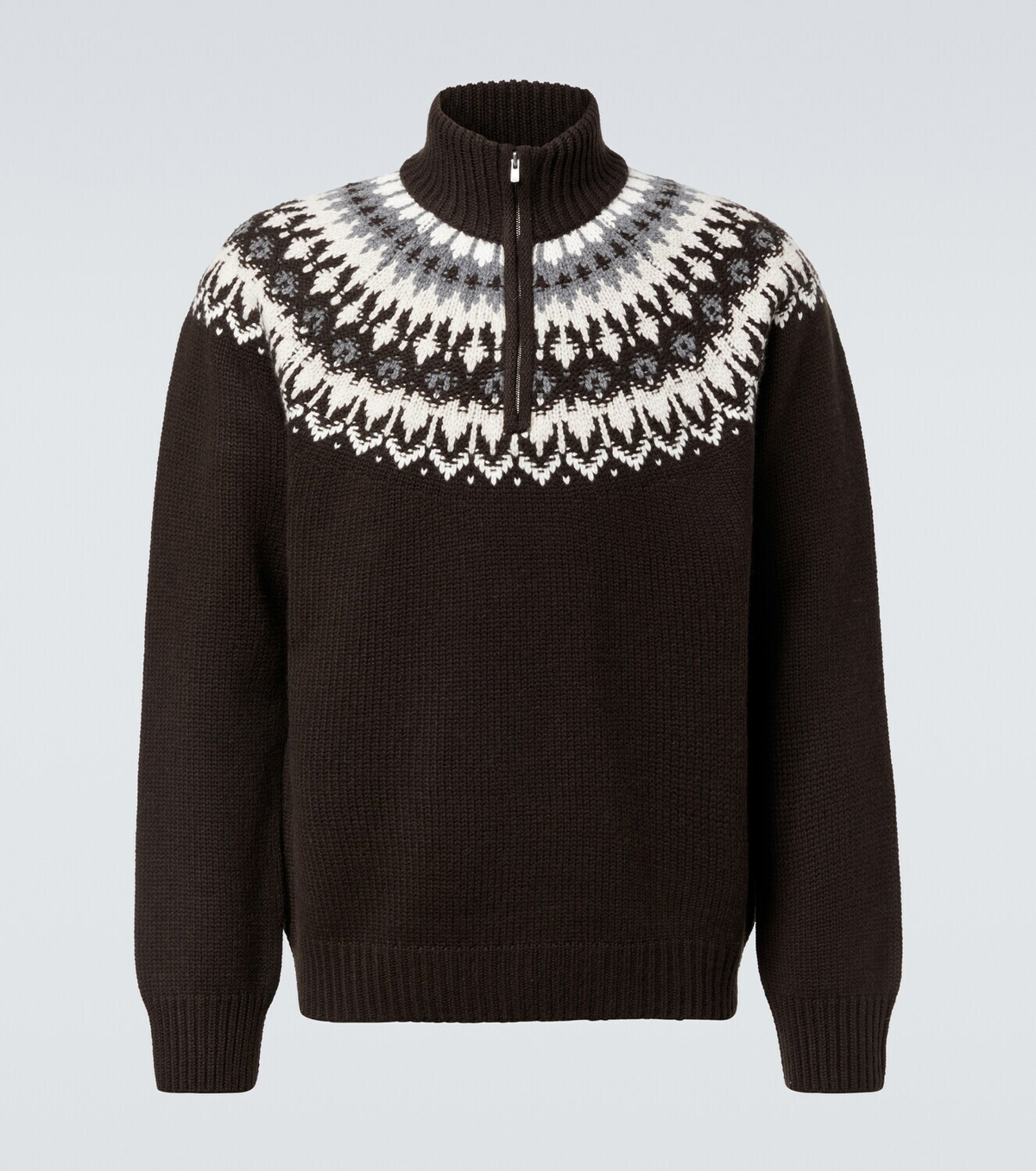 Arch4 Mr Saint Gervais Fair Isle cashmere sweater