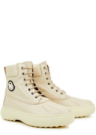 Moncler Genius 8 Moncler Palm Angels X Tod's Leather Ankle Boots Off White