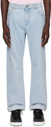 Balmain Blue Regular-Fit Jeans