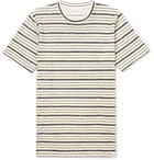 Norse Projects - Niels Textured Striped Cotton-Blend Jersey T-Shirt - Men - Cream