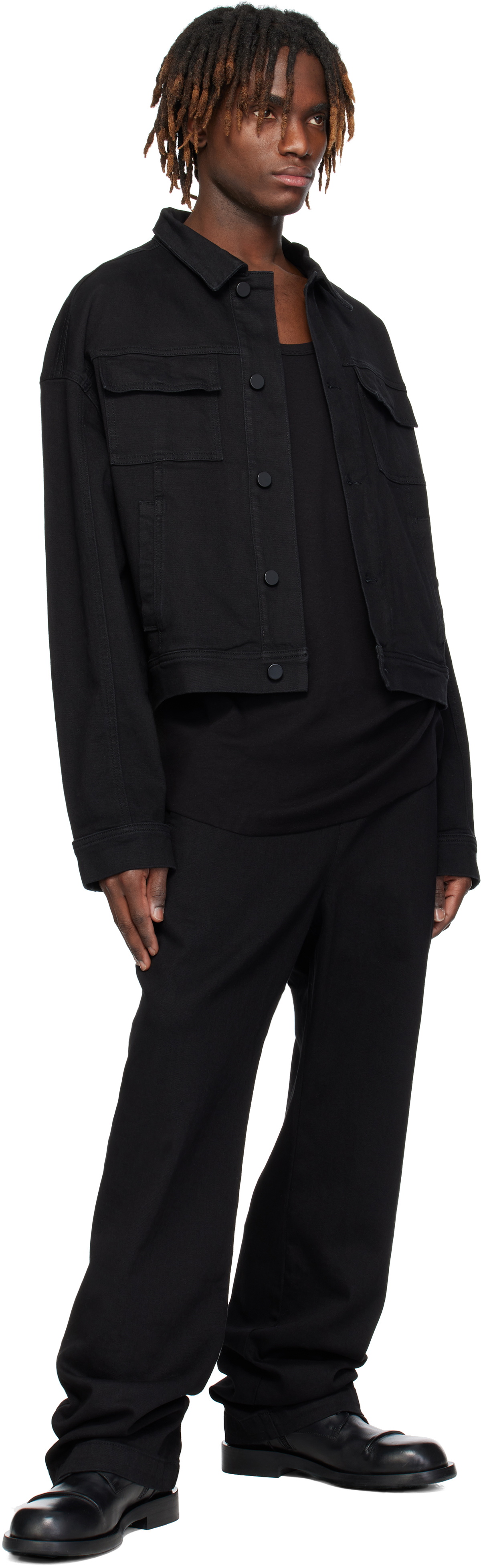 thom/krom Black M J 71 Denim Jacket thom/krom