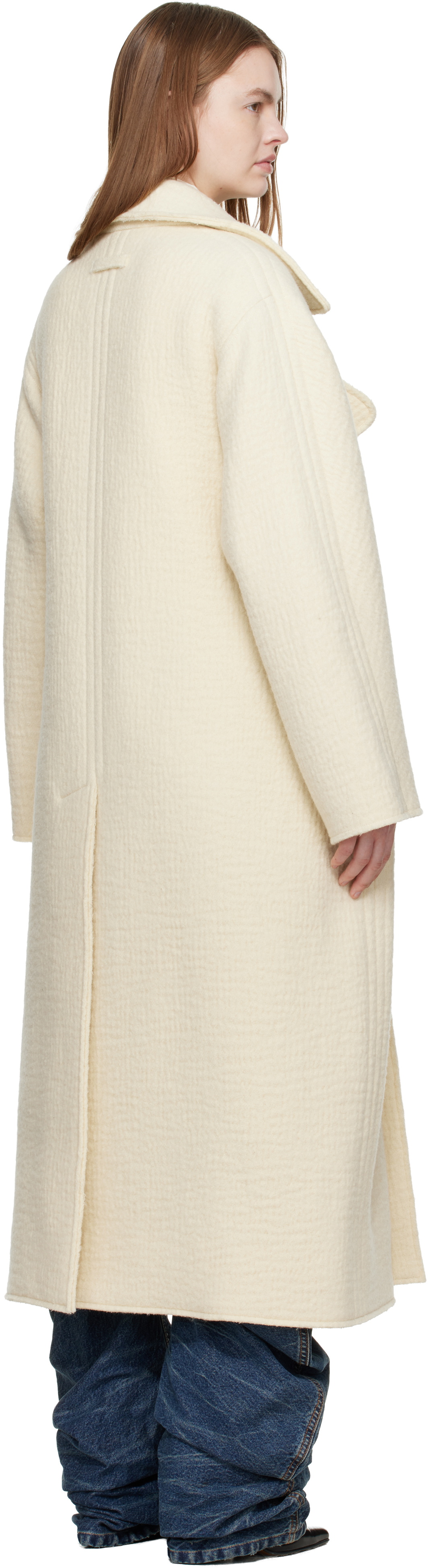 Jean Paul Gaultier Off-White 'The Long Gaultier' Coat