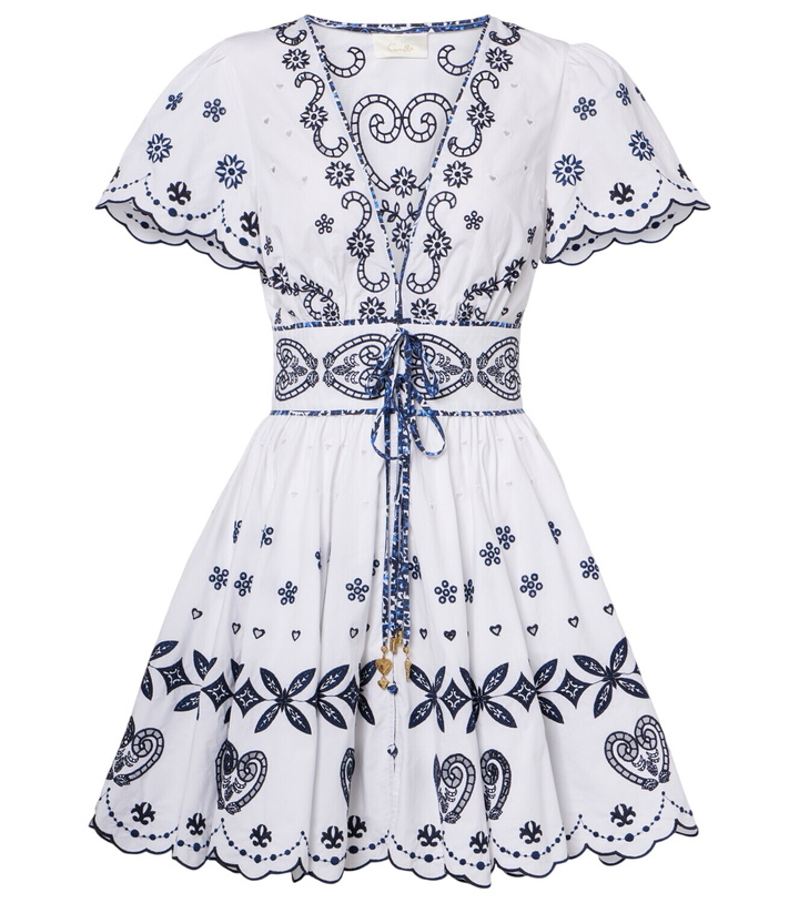 Photo: Camilla Embroidered cotton minidress