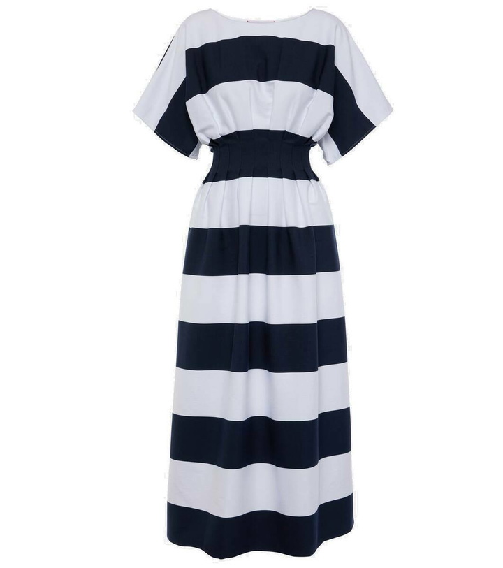 Photo: Carolina Herrera Striped cotton-blend midi dress