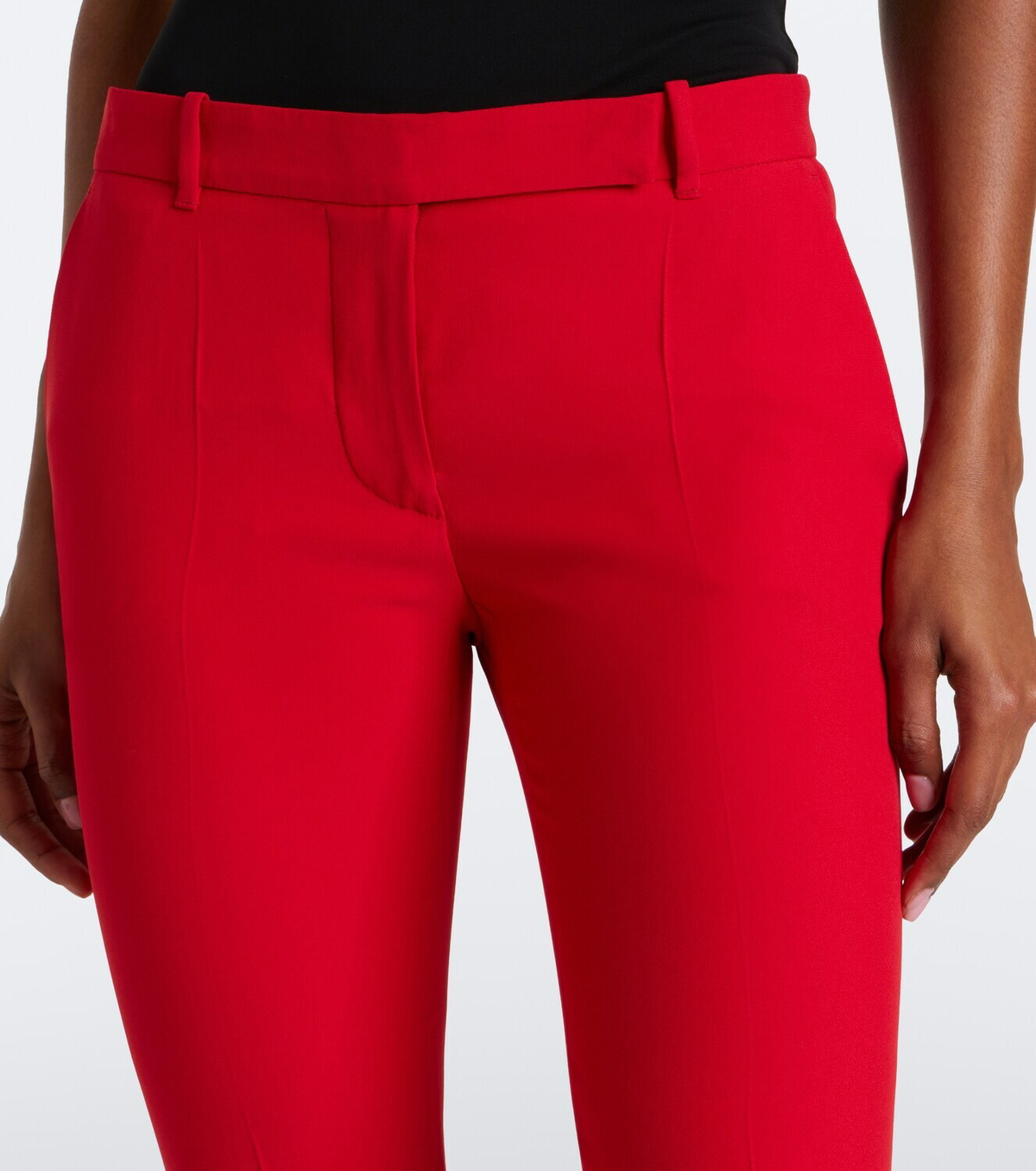 McQueen Crêpe bootcut pants