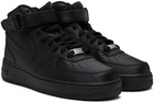 Nike Black Air Force 1 '07 Mid Sneakers