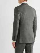 Kingsman - Archie Reid Slim-Fit Double-Breasted Prince of Wales Checked Wool Suit Jacket - Gray