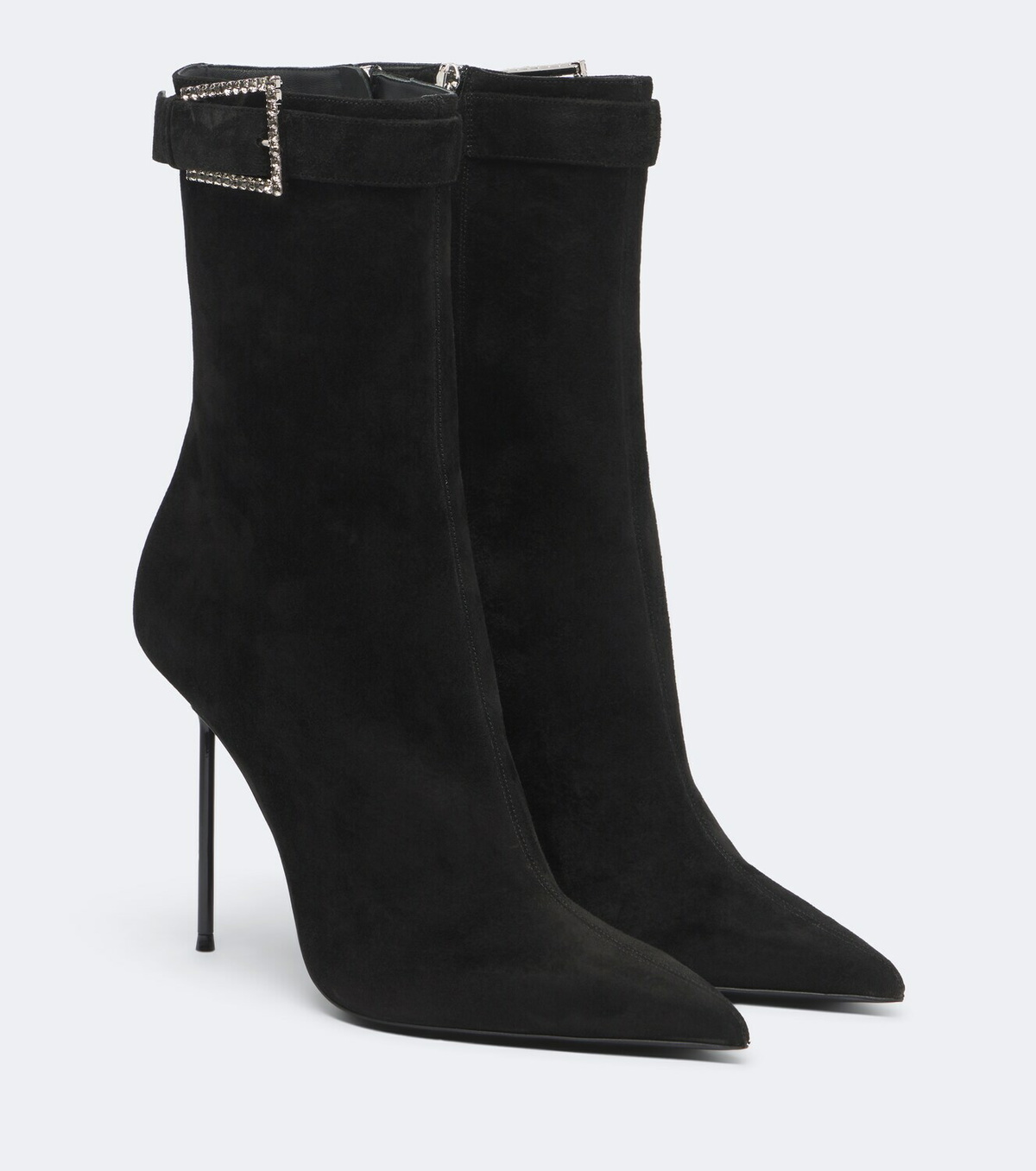 Paris Texas Lidia embellished suede ankle boots