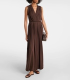 Max Mara Doublefla leather sandals