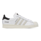 adidas Originals White and Black Superstar Sneakers