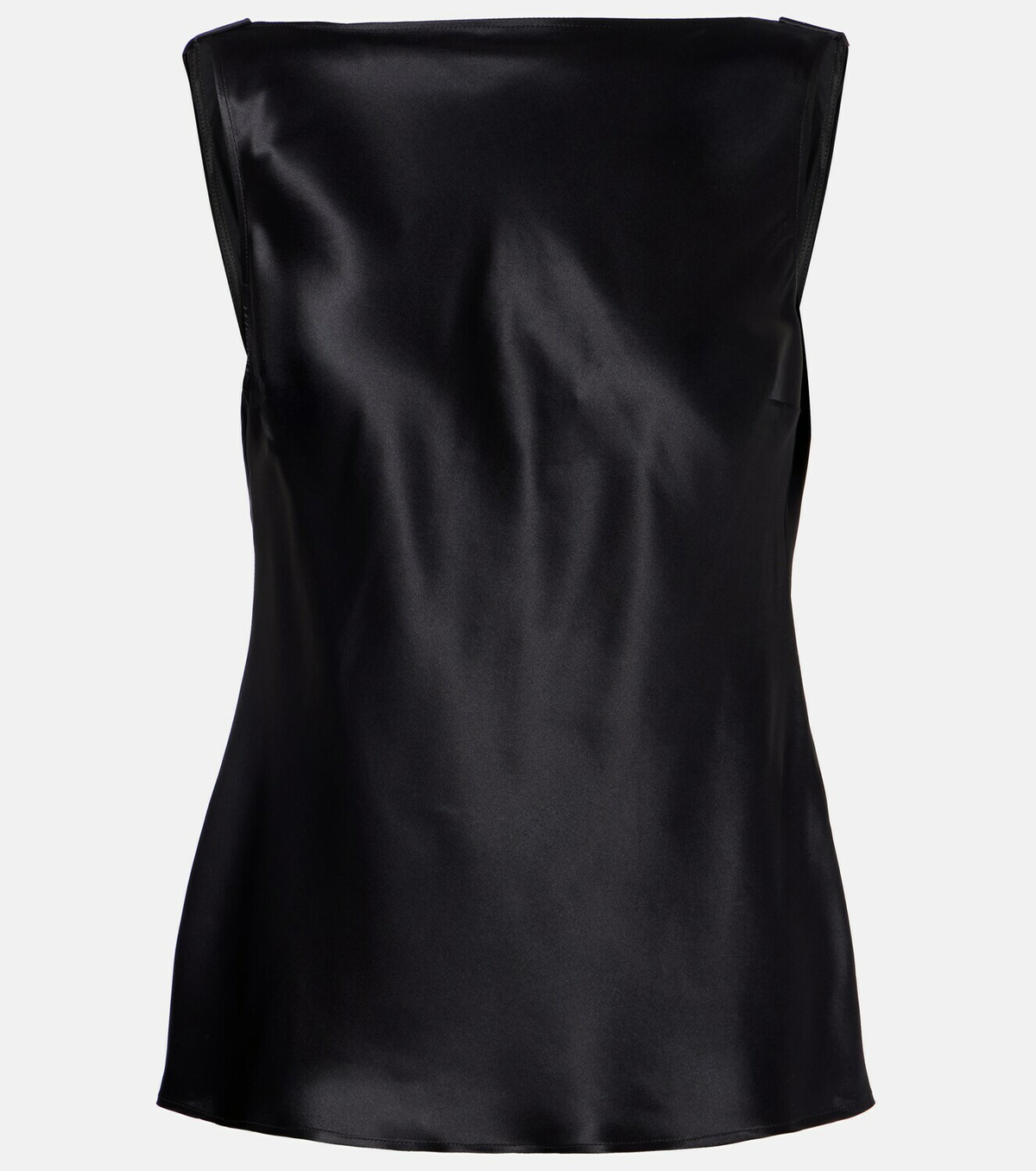 Nina Ricci Silk-blend satin top