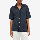 Rag & Bone Men's Jacquard Avery Short Sleeve Shirt in Salute