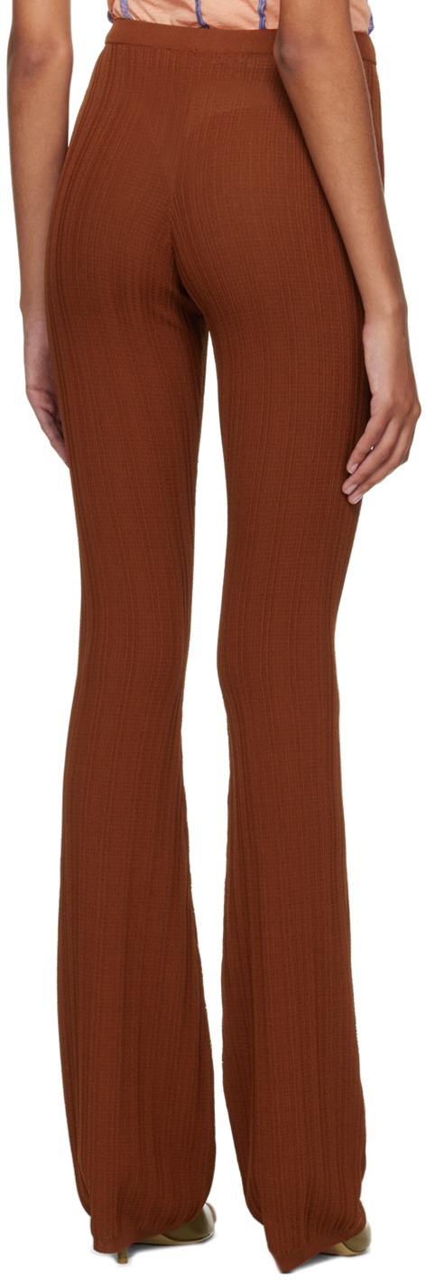 Marco Rambaldi SSENSE Exclusive Brown Elasticized Trousers