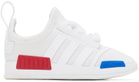 adidas Kids Baby White NMD Pre-Walkers