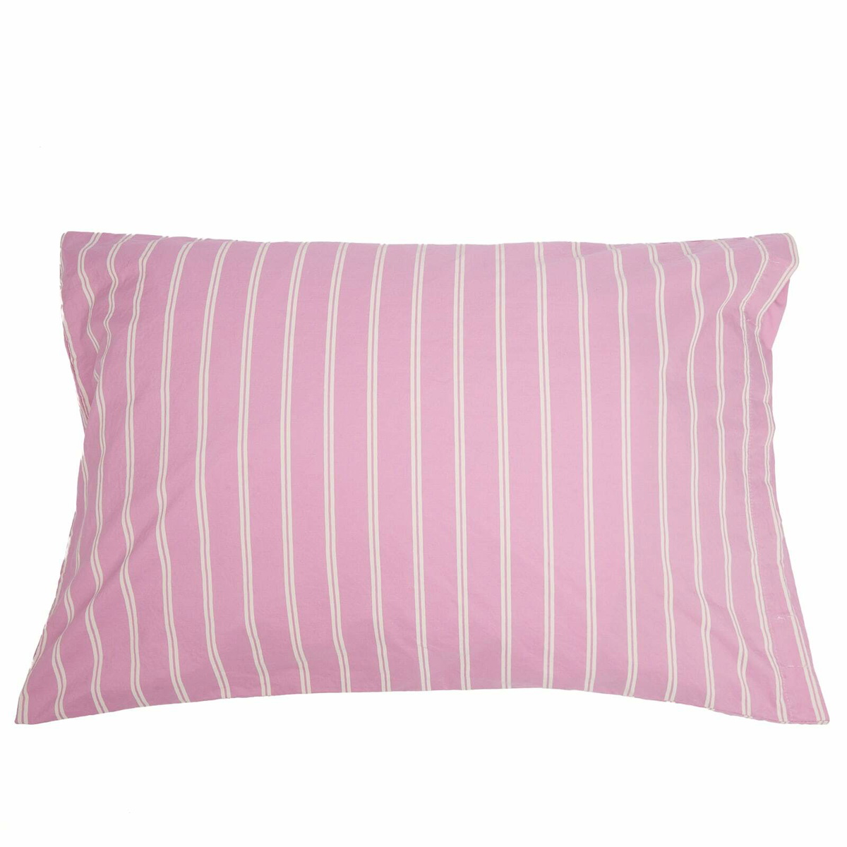 Tekla Fabrics Pillowcase in Mallow Pink Stripes 