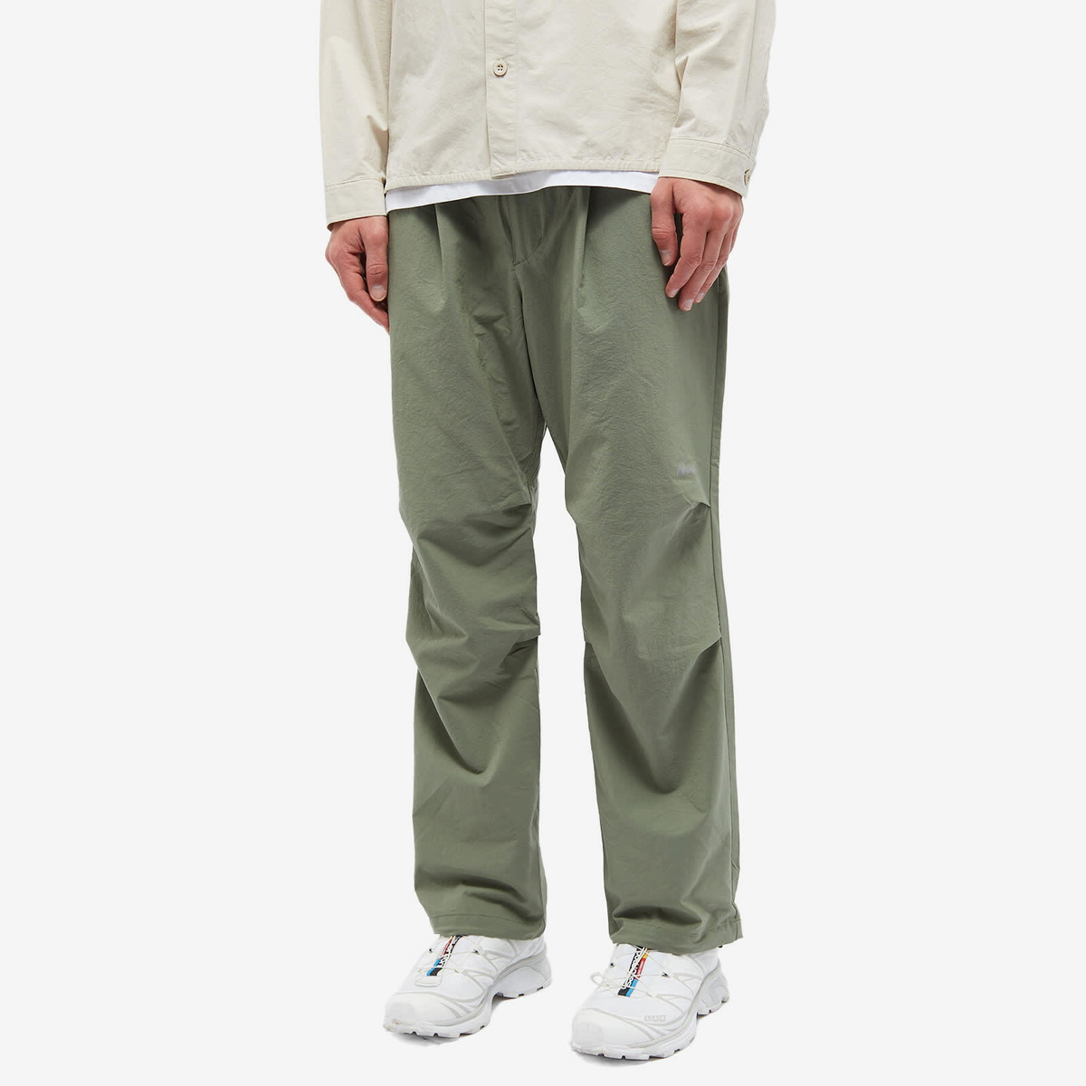 Nanga Men's Air Cloth Comfy Pants in Overdye Grey Nanga