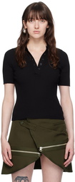 Courrèges Black Signature Polo