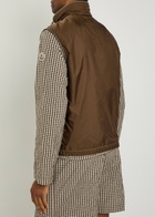 Moncler Ansiei Hooded Nylon Gilet Brown