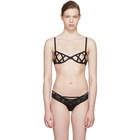 Kiki de Montparnasse Black Voyeur Cage Bra