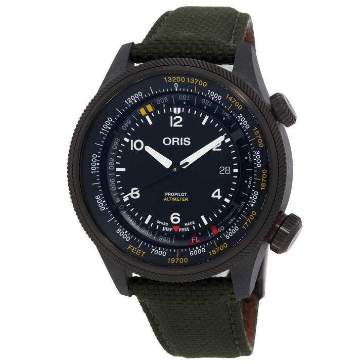 Photo: Oris Oris Big Crown ProPilot Automatic Black Dial Mens Watch 01 793 7775 8734-Set