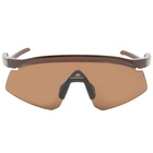 Oakley Men's Hydra Sunglasses in Rootbeer/Prizm Tungsten