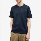 C.P. Company Men's 30/2 Mercerized Jersey Twisted Pocket T-Shirt in Total Eclipse