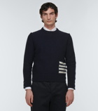 Thom Browne - 4-bar wool and mohair sweater