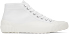 A.P.C. White Iggy High-Top Sneakers