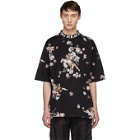 Dolce and Gabbana Black Heaven Flower Print T-Shirt