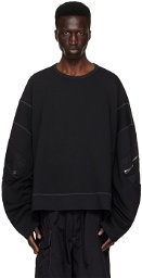 NICOLAS ANDREAS TARALIS Black Thread Sweatshirt