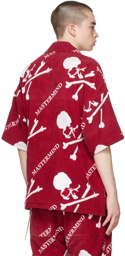 mastermind WORLD Red Terrycloth Logo Short Sleeve Shirt