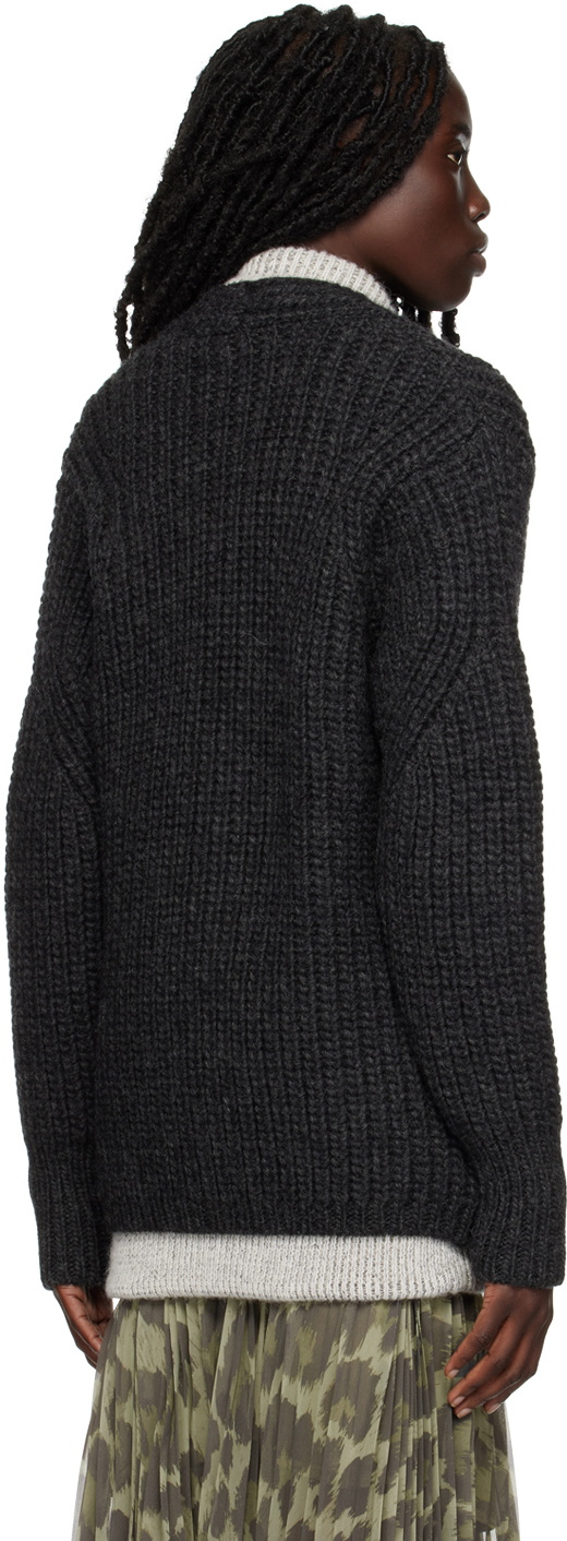 Our Legacy Gray Wave Cardigan Our Legacy