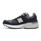 New Balance Navy and Grey US Made 993 Sneakers