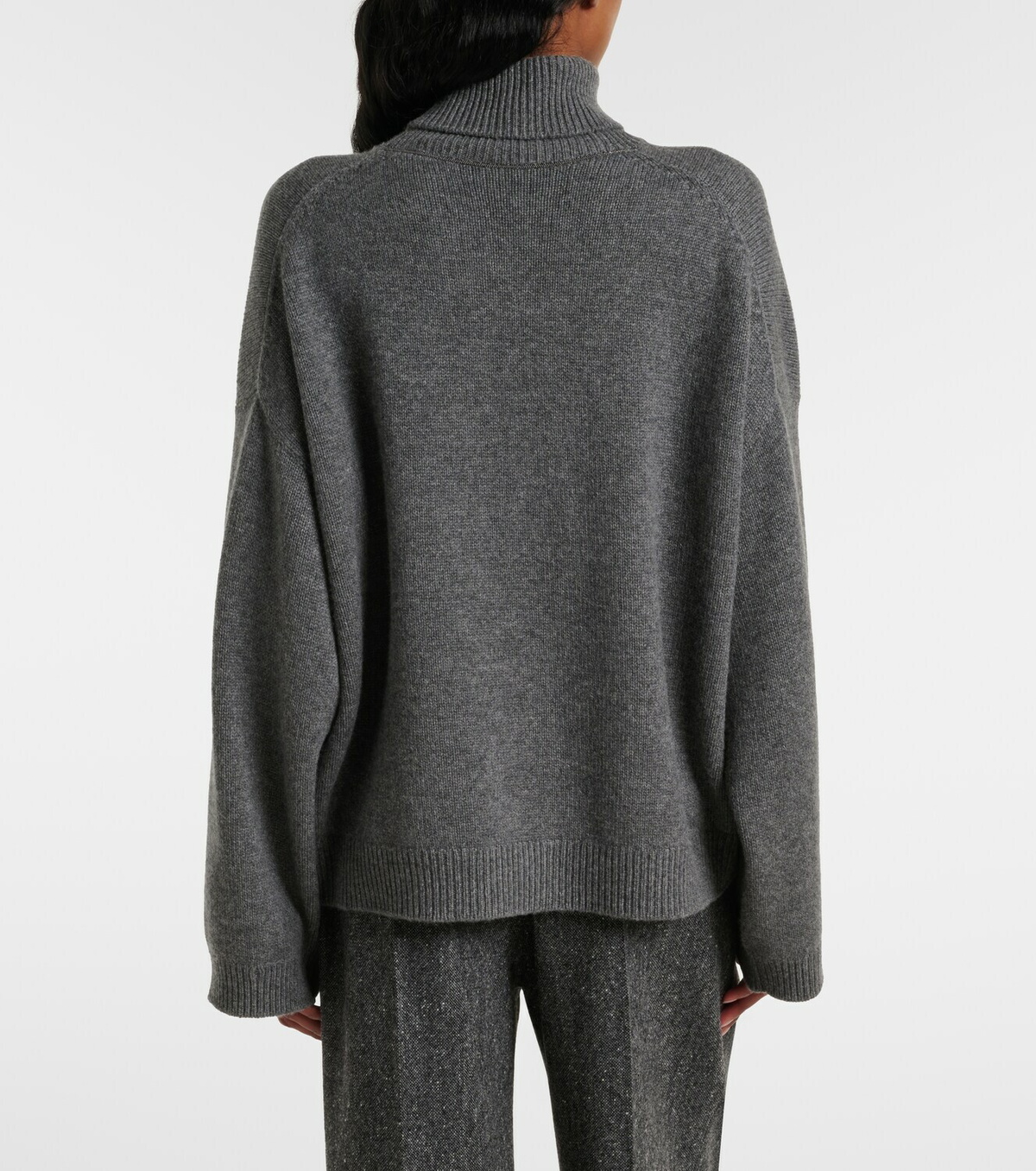 Brunello Cucinelli Monili cashmere turtleneck sweater