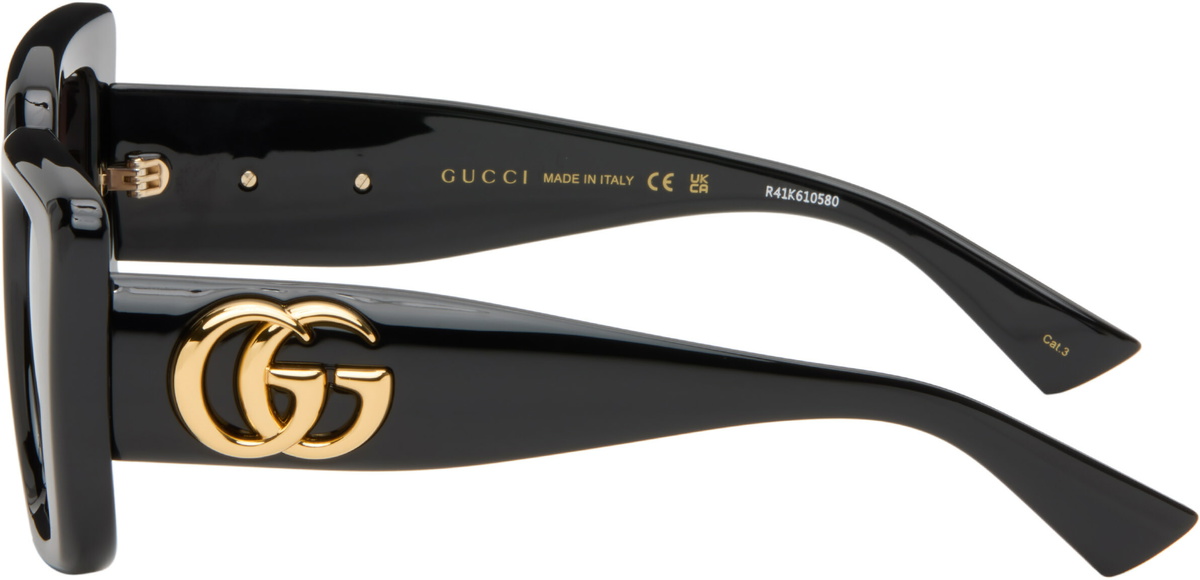 Gucci Black Butterfly Frame Sunglasses