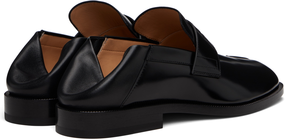 美品Maison Margiela TABI BABOUCHE ブラック42 Maison Margiela Black Tabi Babouche Loafers Maison Margiela
