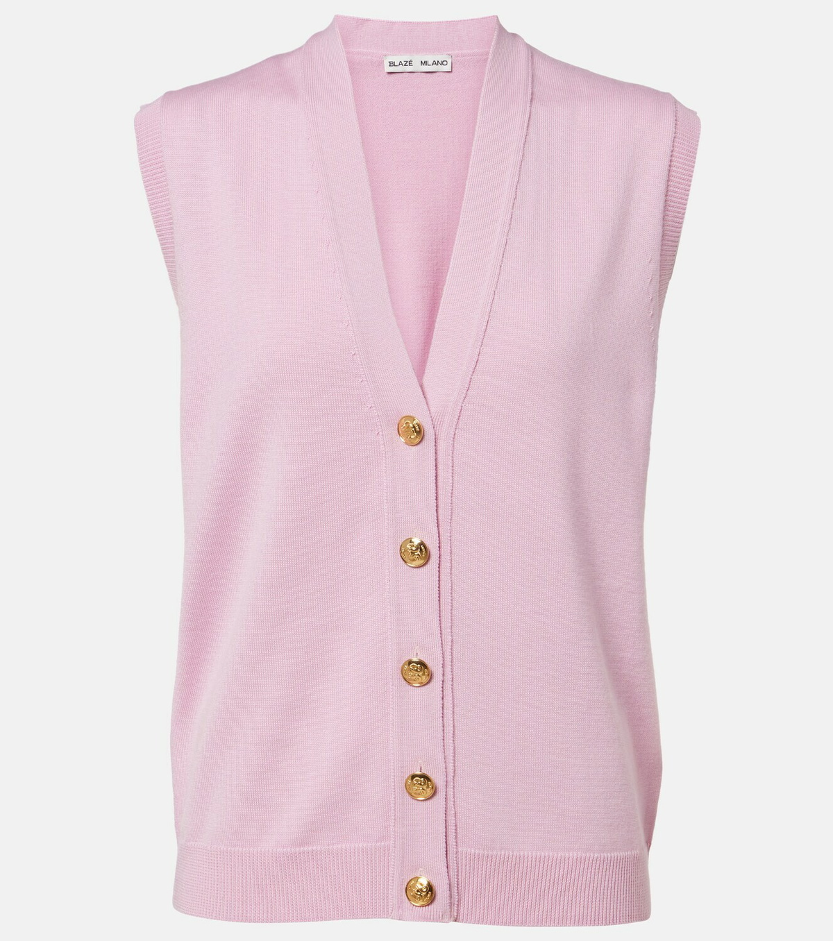 Blazé Milano Sebright wool, silk, and cashmere vest