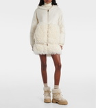 Moncler Paneled zip-up hoodie