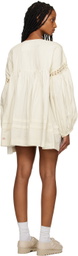 Story mfg. Off-White Mon Minidress