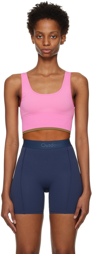 Photo: Outdoor Voices Pink Longline Sports Bra
