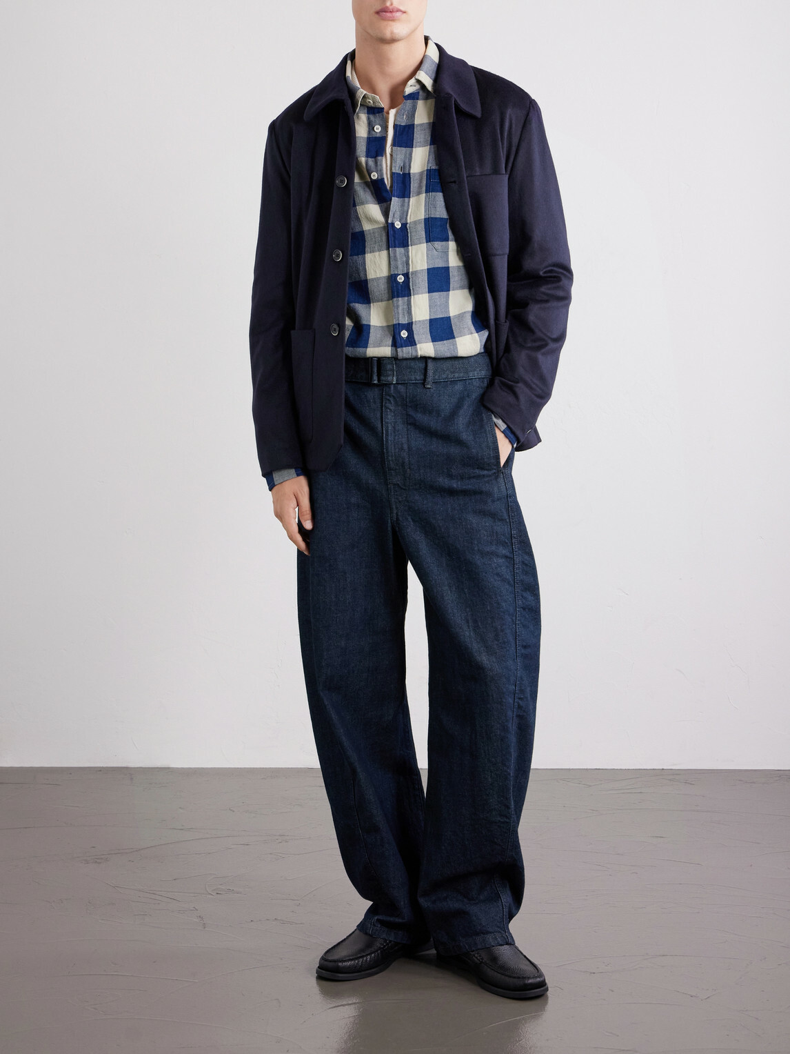 Barena - Cashmere Overshirt - Blue