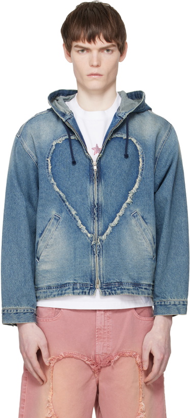 Photo: Carne Bollente Blue 'The Love' Denim Jacket