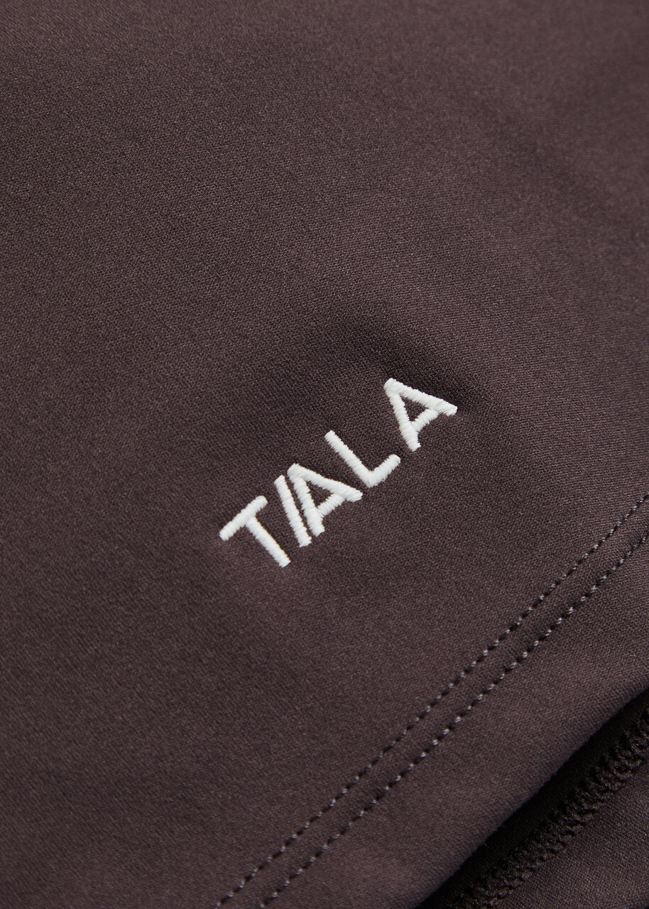 Tala Dayflex V-neck Stretch-jersey Vest Brown
