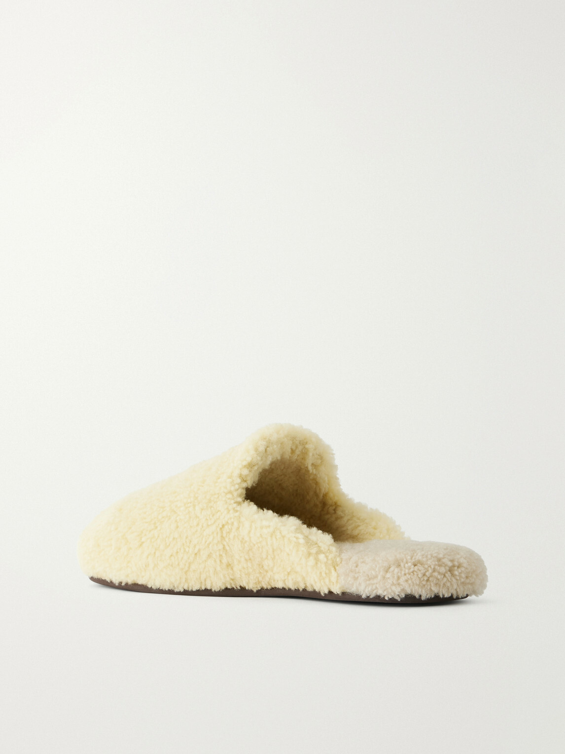 TEKLA - Auralee Two-Tone Shearling Slippers - Neutrals