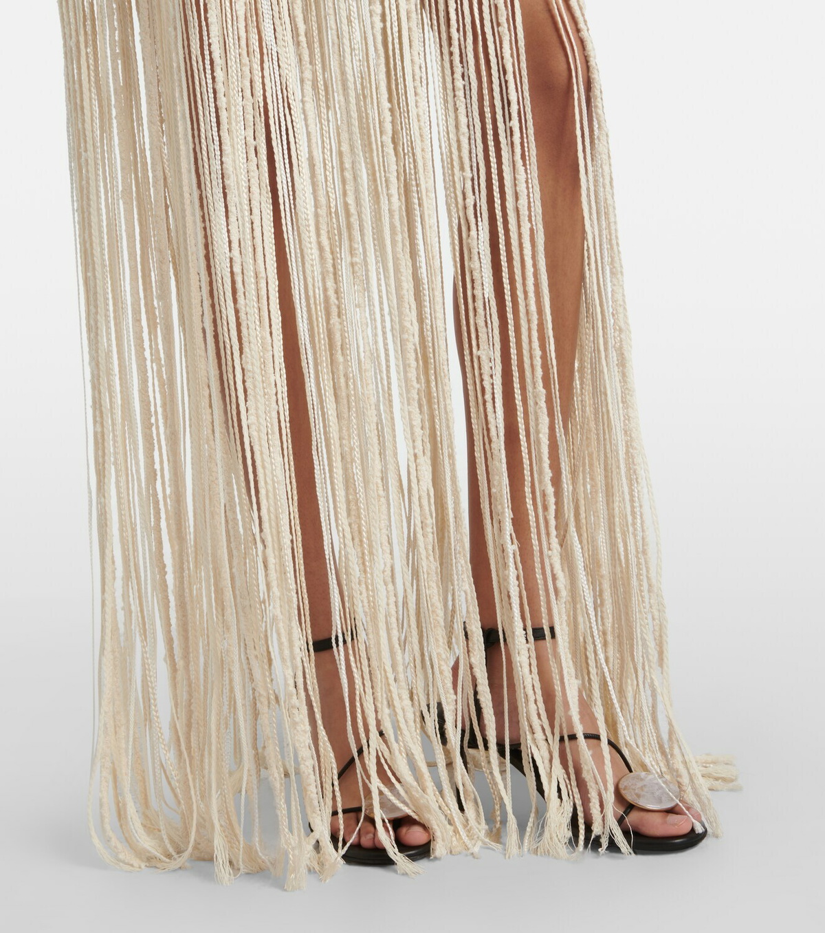 Xu Zhi Fringed maxi skirt